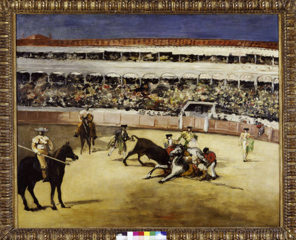 E.Manet / Combat de taureaux / v.1865-66 à Edouard Manet