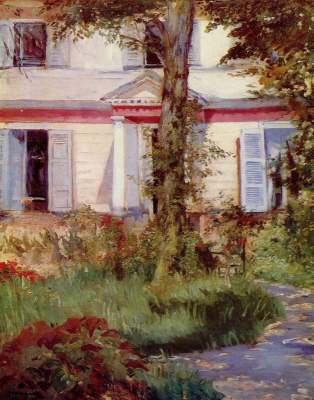 Maison à Rueil à Edouard Manet