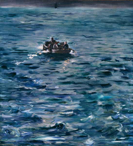 The Escape of Henri de Rochefort (1831-1915) 20 March 1874 à Edouard Manet