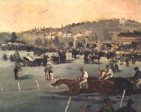 Horse Racing à Edouard Manet