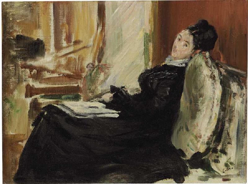 Lesende junge Frau à Edouard Manet