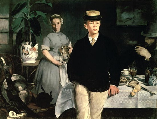 Luncheon in the Studio à Edouard Manet