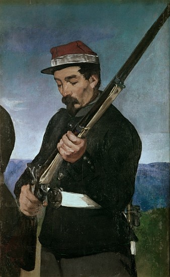 Non Commissoned Officer holding his Rifle à Edouard Manet