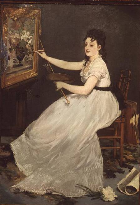 Portrait of Eva Gonzales (1849-83) à Edouard Manet