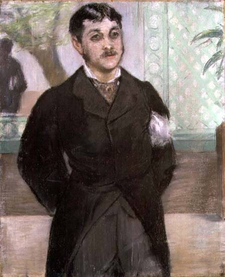 Portrait of M. Gauthier-Lathuille, son of the owner of 'Le Pere Lathuille' restaurant à Edouard Manet