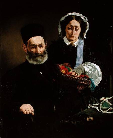 Portrait of Monsieur and Madame Auguste Manet à Edouard Manet
