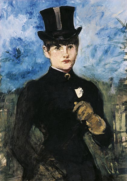 Horsewoman, Fullface à Edouard Manet
