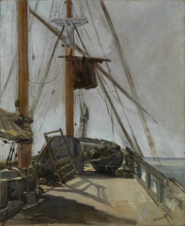 The ship's deck à Edouard Manet