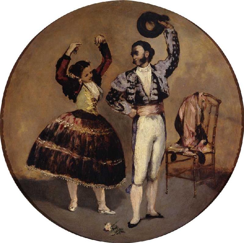 Spanisches Tanzpaar. à Edouard Manet