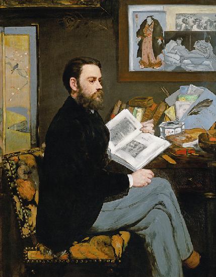 Portrait d'Emile Zola (1840-1902)