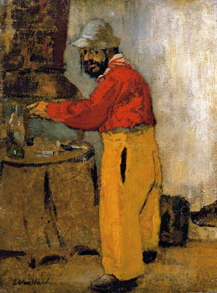 Henri de Toulouse-Lautrec at Villeneuve sur Yonne, 1898 (oil on canvas)  à Edouard Vuillard