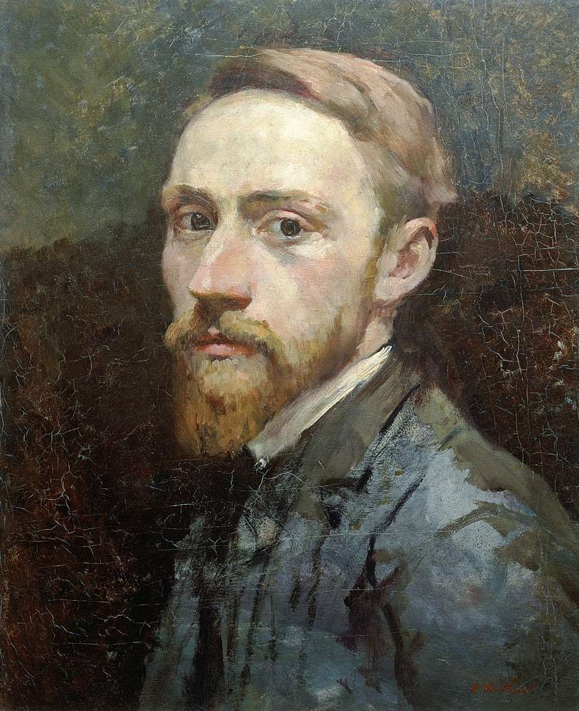 Self Portrait, c.1889-90 (oil on canvas)  à Edouard Vuillard