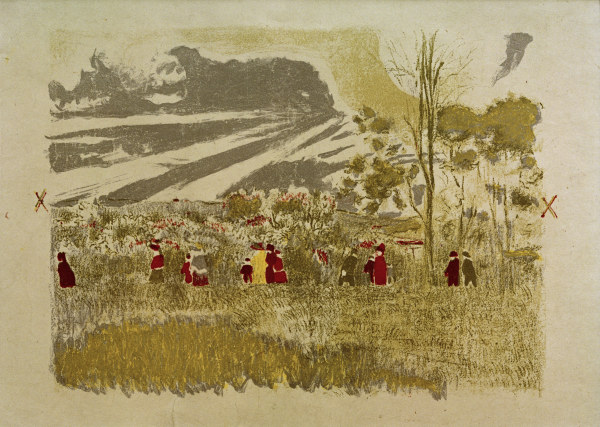 A travers champs (Querfeldein), à Edouard Vuillard