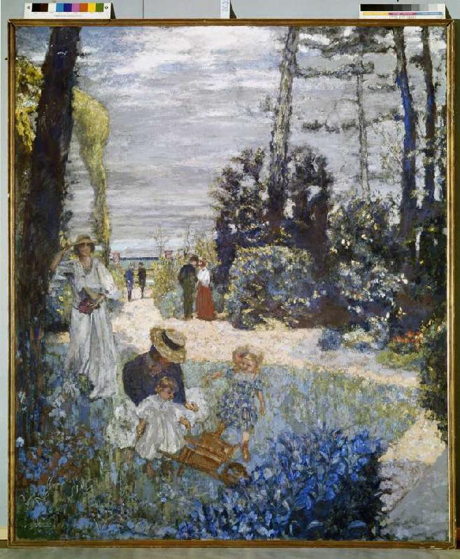Dans un jardin en Normandie à Edouard Vuillard