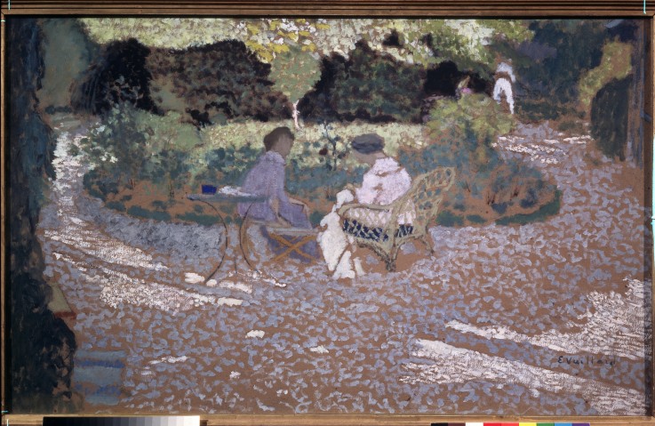 In the Garden à Edouard Vuillard