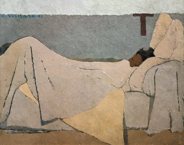 In Bed, 1891 (oil on canvas)  à Edouard Vuillard
