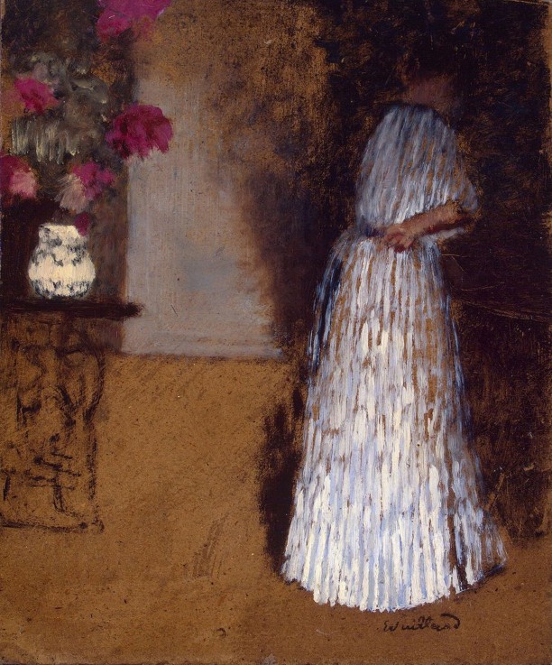 Young Woman in a Room à Edouard Vuillard