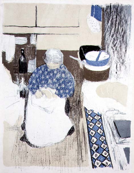 La Cuisiniere (lithograph)  à Edouard Vuillard