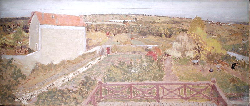 Landscape in the Midi (oil on panel)  à Edouard Vuillard