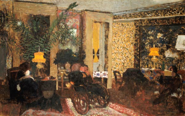 Le salon (Rue St. Florentin) à Edouard Vuillard