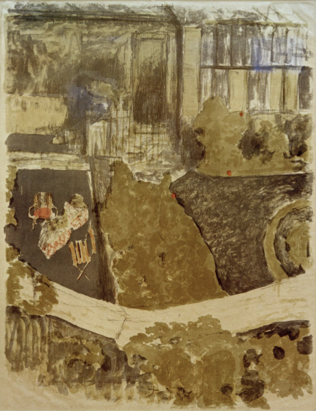 Le Jardin devant latelier (Der à Edouard Vuillard