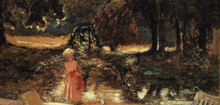 Mother and Child in a Park  à Edouard Vuillard