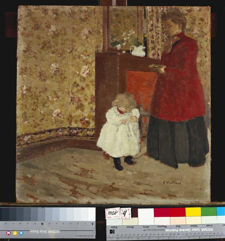 Mutter mit Kind. à Edouard Vuillard