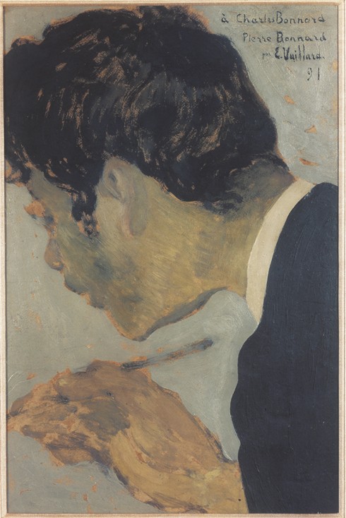 Portrait of Pierre Bonnard (1867-1947) à Edouard Vuillard