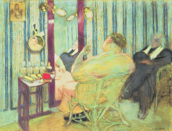 Sacha Guitry (1885-1957) in His Dressing Room, 1911-12 (pastel on paper)  à Edouard Vuillard