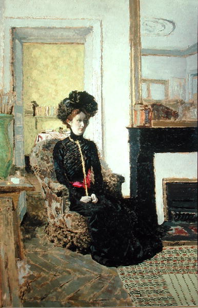 Seated Woman, 1901 (oil)  à Edouard Vuillard