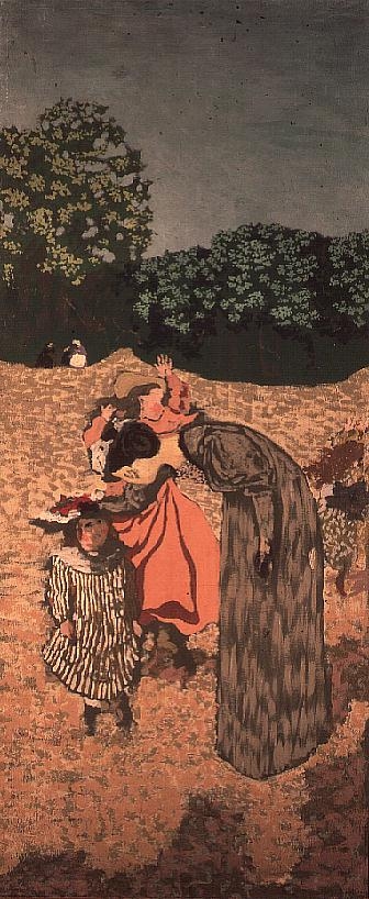 The Public Gardens: The Questioning, 1894 (distemper on canvas)  à Edouard Vuillard