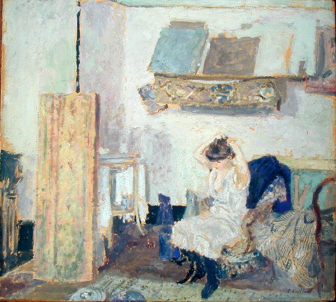The Studio at Meudon (oil on board)  à Edouard Vuillard