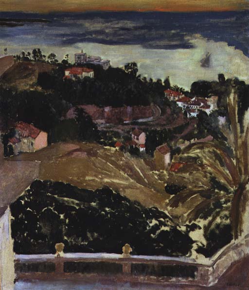 View of Cannes, c.1901 (oil on canvas)  à Edouard Vuillard