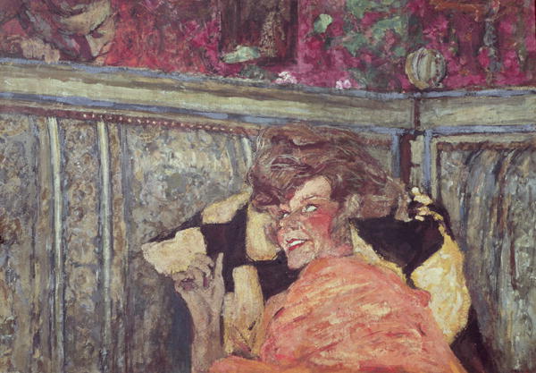 Yvonne Printemps (1894-1977) and Sacha Guitry (1885-1957) c.1912 (oil on canvas)  à Edouard Vuillard