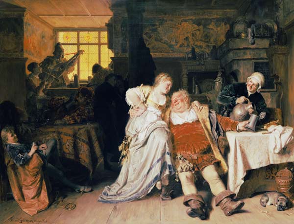 Falstaff à Eduard Grützner