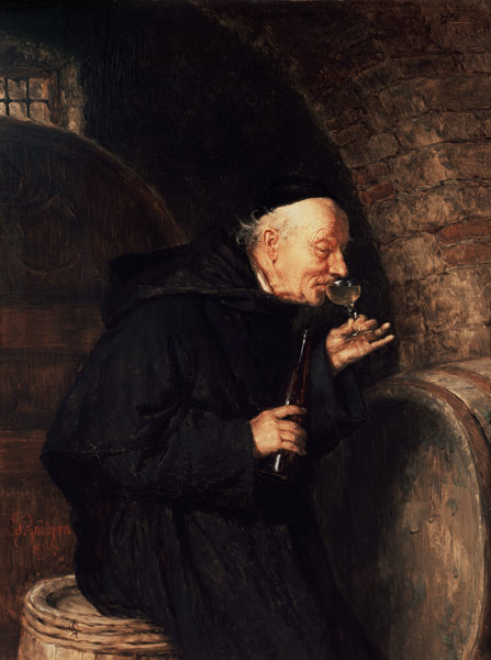 Die Weinprobe. à Eduard Grützner