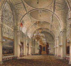 The Alexander Hall in the Winter Palace in St. Petersburg