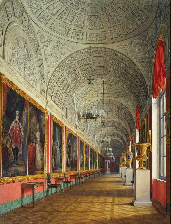 The New Hermitage. The Romanov Gallery (South site) à Eduard Hau