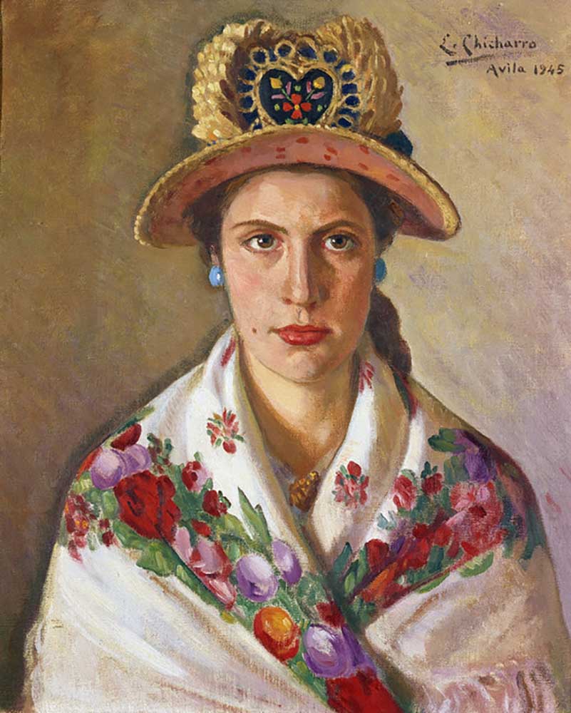 Woman from Avila à Eduardo Chicharro y Agüera