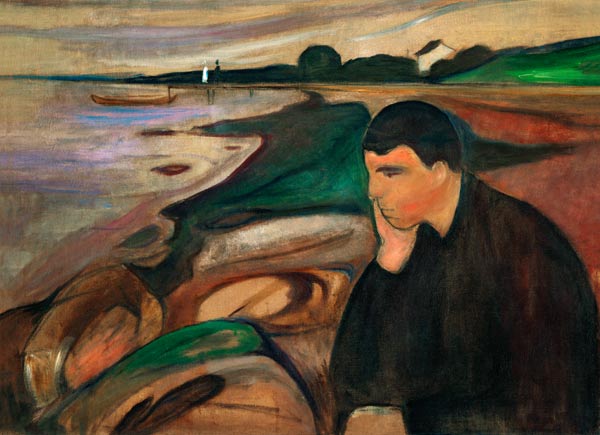 Mélancolie à Edvard Munch