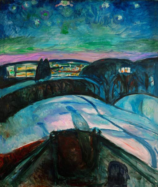 Sternennacht à Edvard Munch