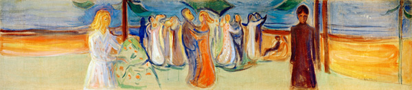 Tanz am Strand à Edvard Munch
