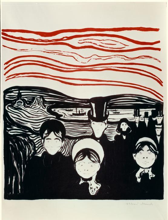 Fear à Edvard Munch