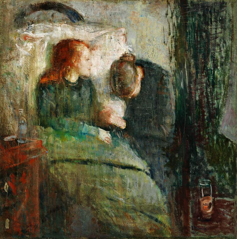 The Sick Child à Edvard Munch