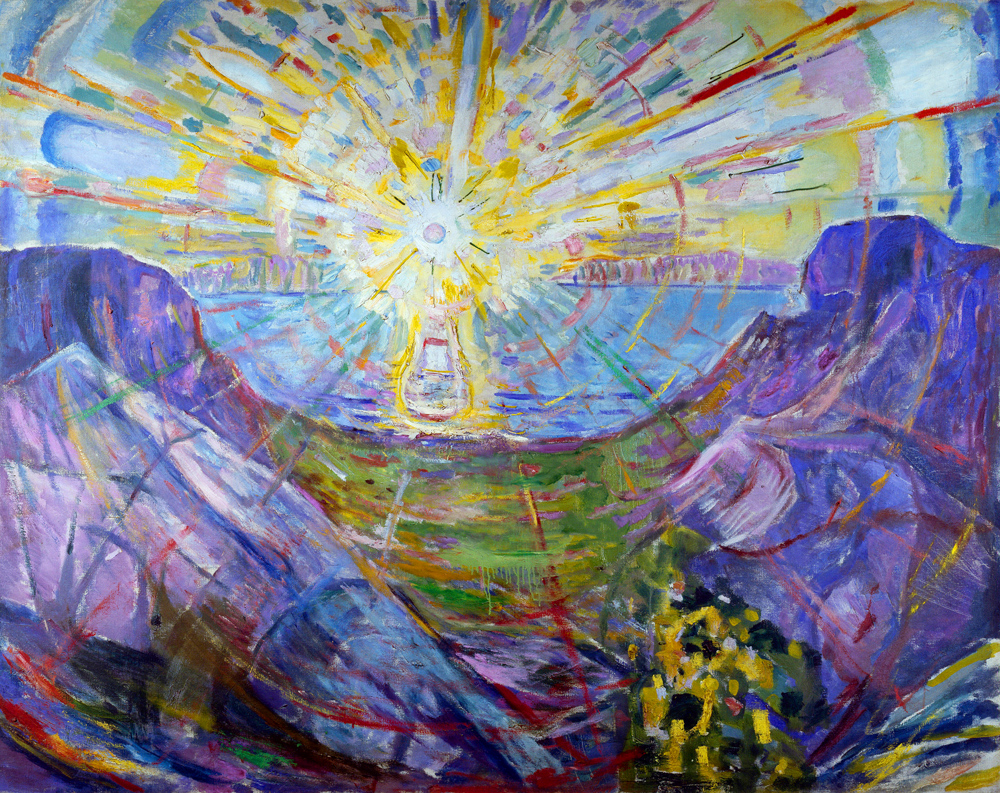 Die Sonne à Edvard Munch