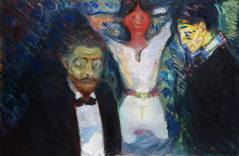 Jealousy à Edvard Munch