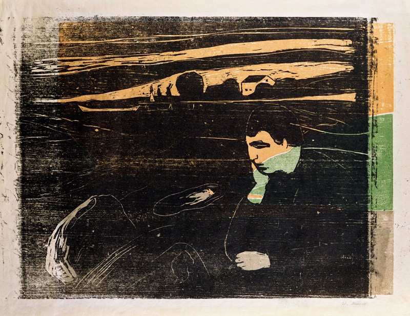 Evening à Edvard Munch