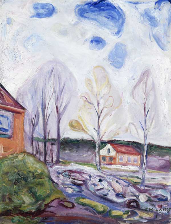 Frühjahr, Åsgårdstrand à Edvard Munch