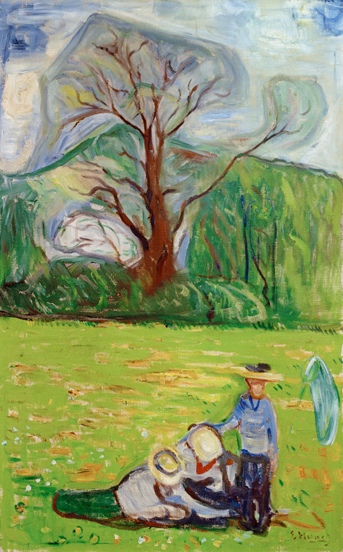Spring Landscape à Edvard Munch