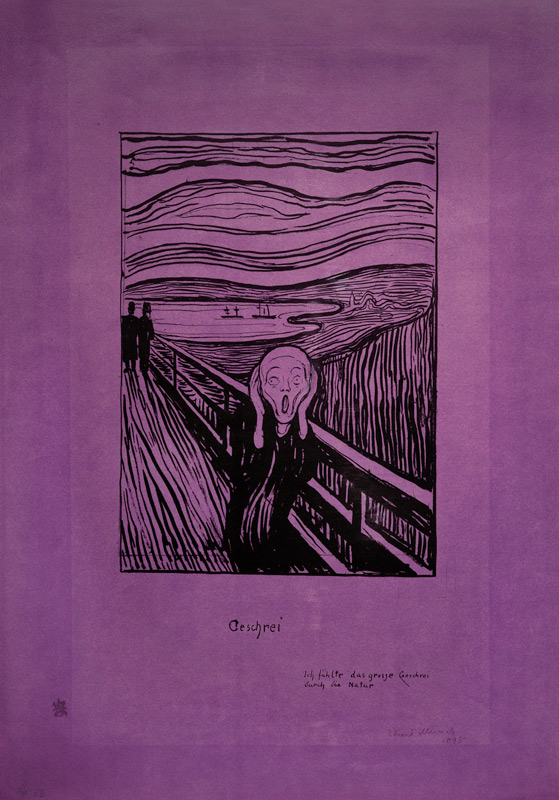 The Scream à Edvard Munch